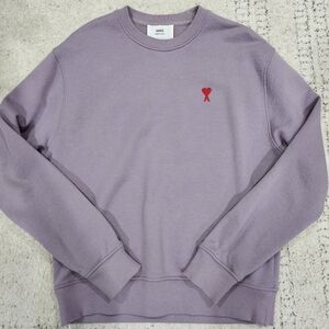 AMI Purple Crew Neck Sweater